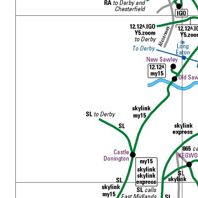 Notts County Map
