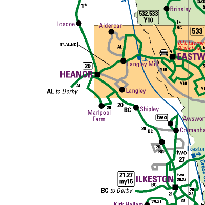 Notts County Map