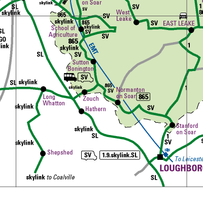 Notts County Map