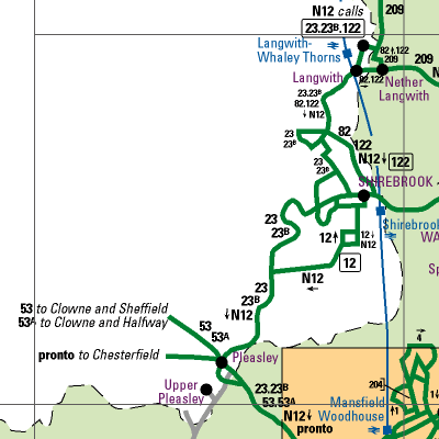 Notts County Map