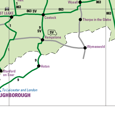Notts County Map