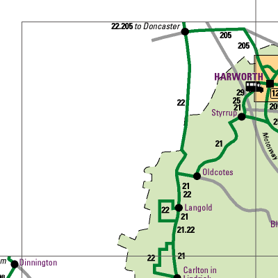Notts County Map