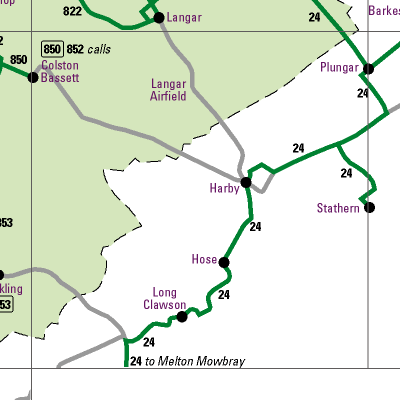 Notts County Map