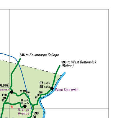 Notts County Map