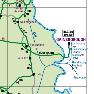Notts County Map