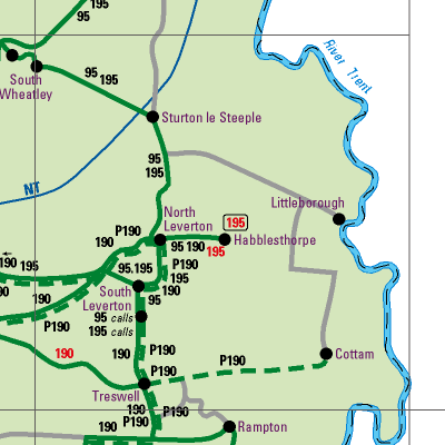 Notts County Map