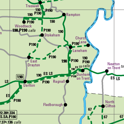 Notts County Map