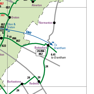 Notts County Map