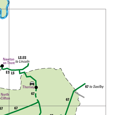 Notts County Map