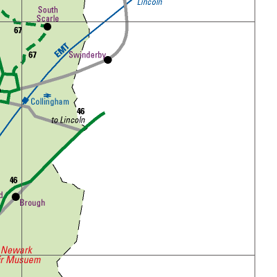 Notts County Map
