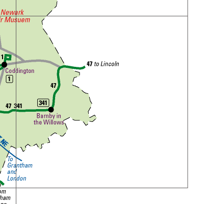 Notts County Map